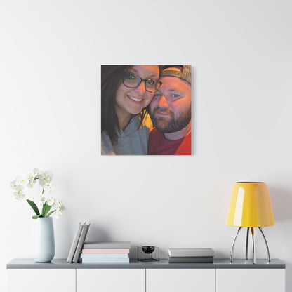 Personalized Stretched Canvas Print, Custom Wall Art, Home Decor, Gift for Couples, Anniversary, Homewarming