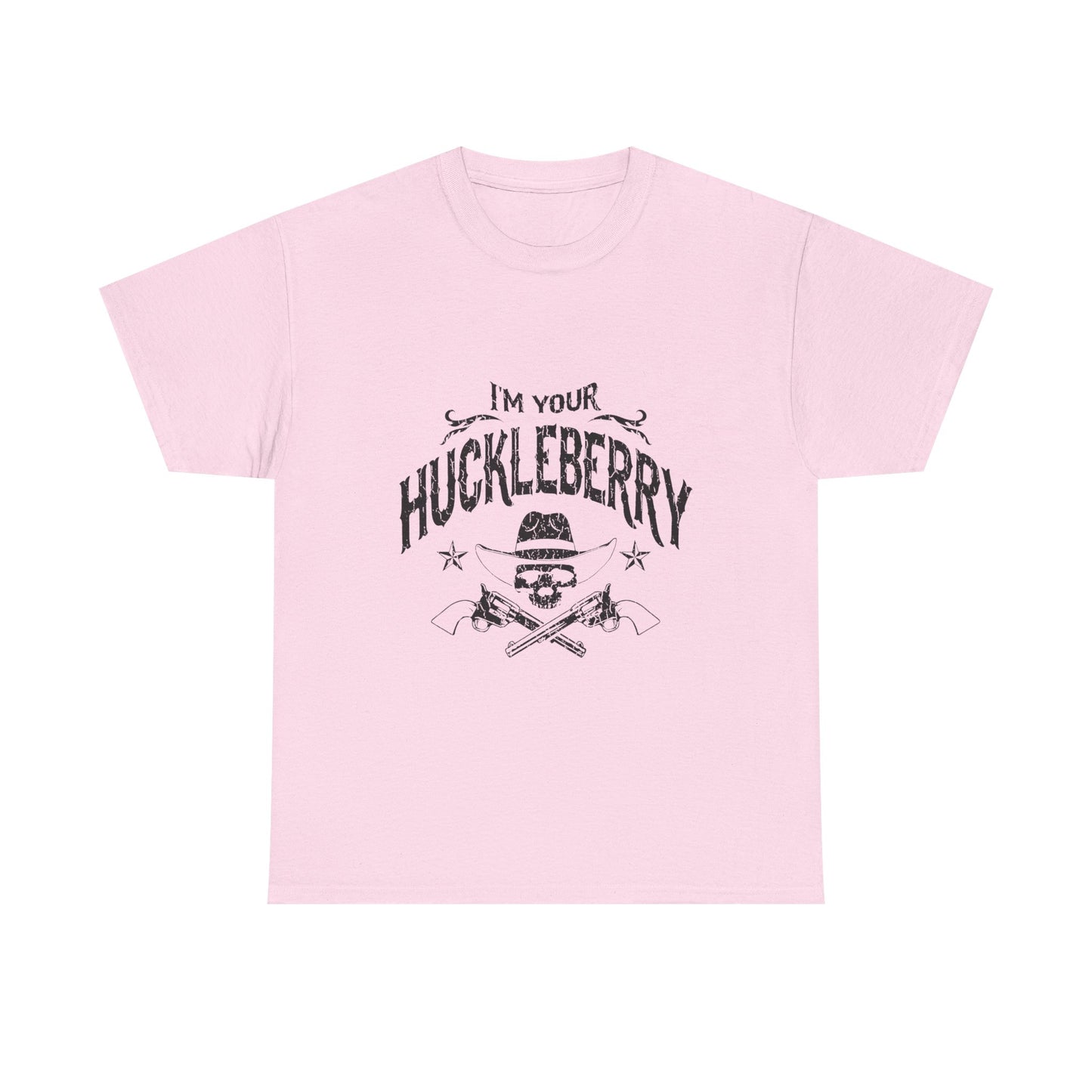 I'm Your Huckleberry T-Shirt — Vintage Western Skull & Pistols Tee