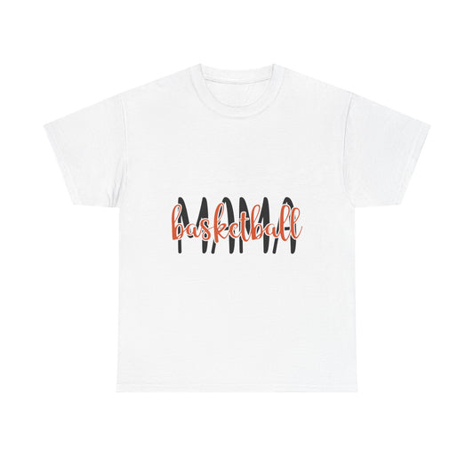 T-Shirt — Mom Basketball Script Graphic Tee
