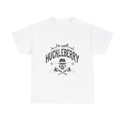 I'm Your Huckleberry T-Shirt — Vintage Western Skull & Pistols Tee