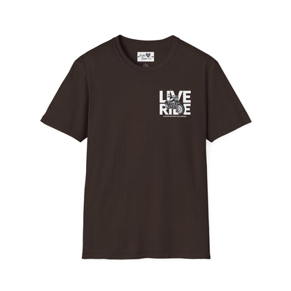 Adventure Ride Unisex T-Shirt - Motorcycle Graphic Tee, Perfect for Bikers, Gift for Riders, Casual Wear, Summer Outfit