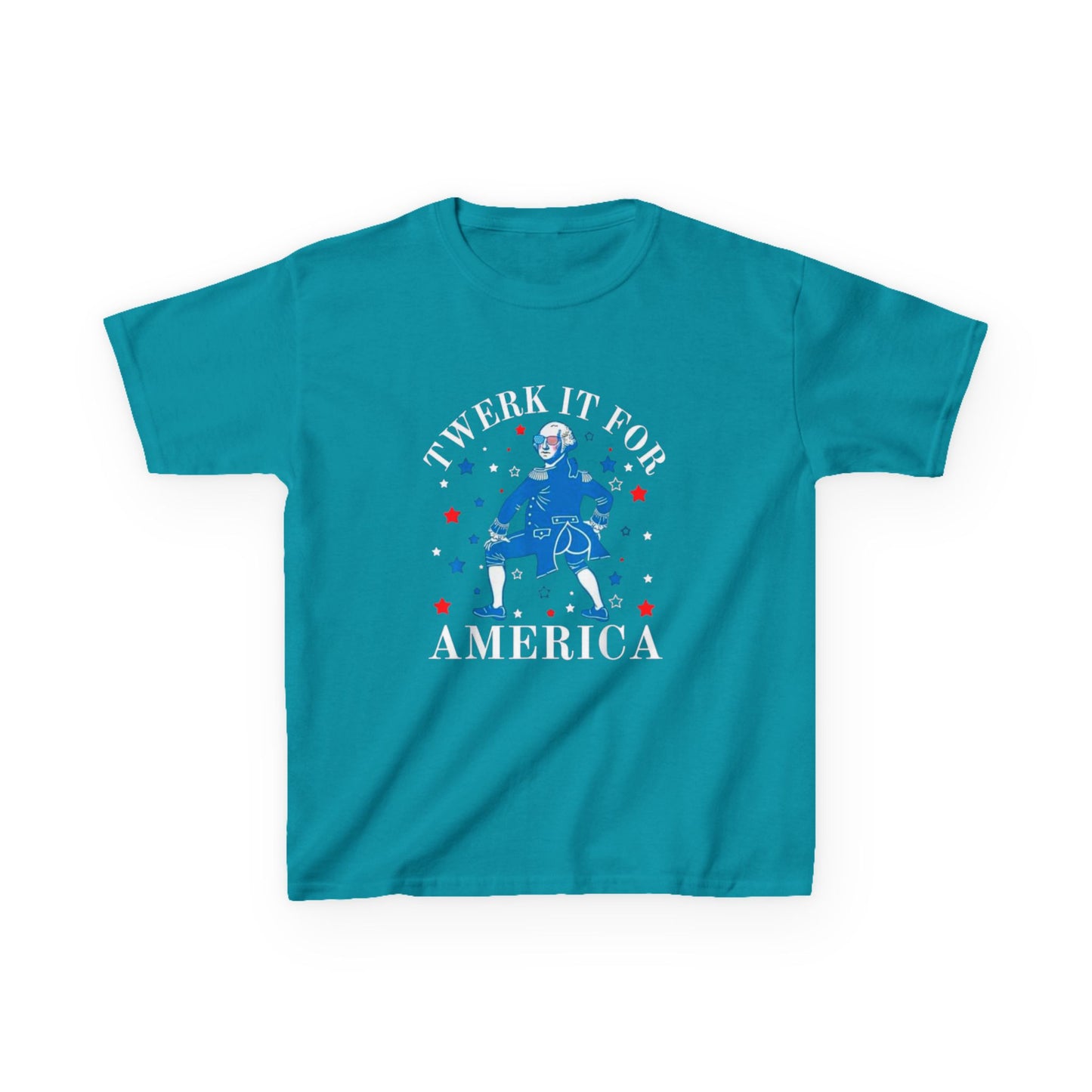 Kids T-Shirt - "Twerk It For America" Patriotic 4th of July Dance Tee