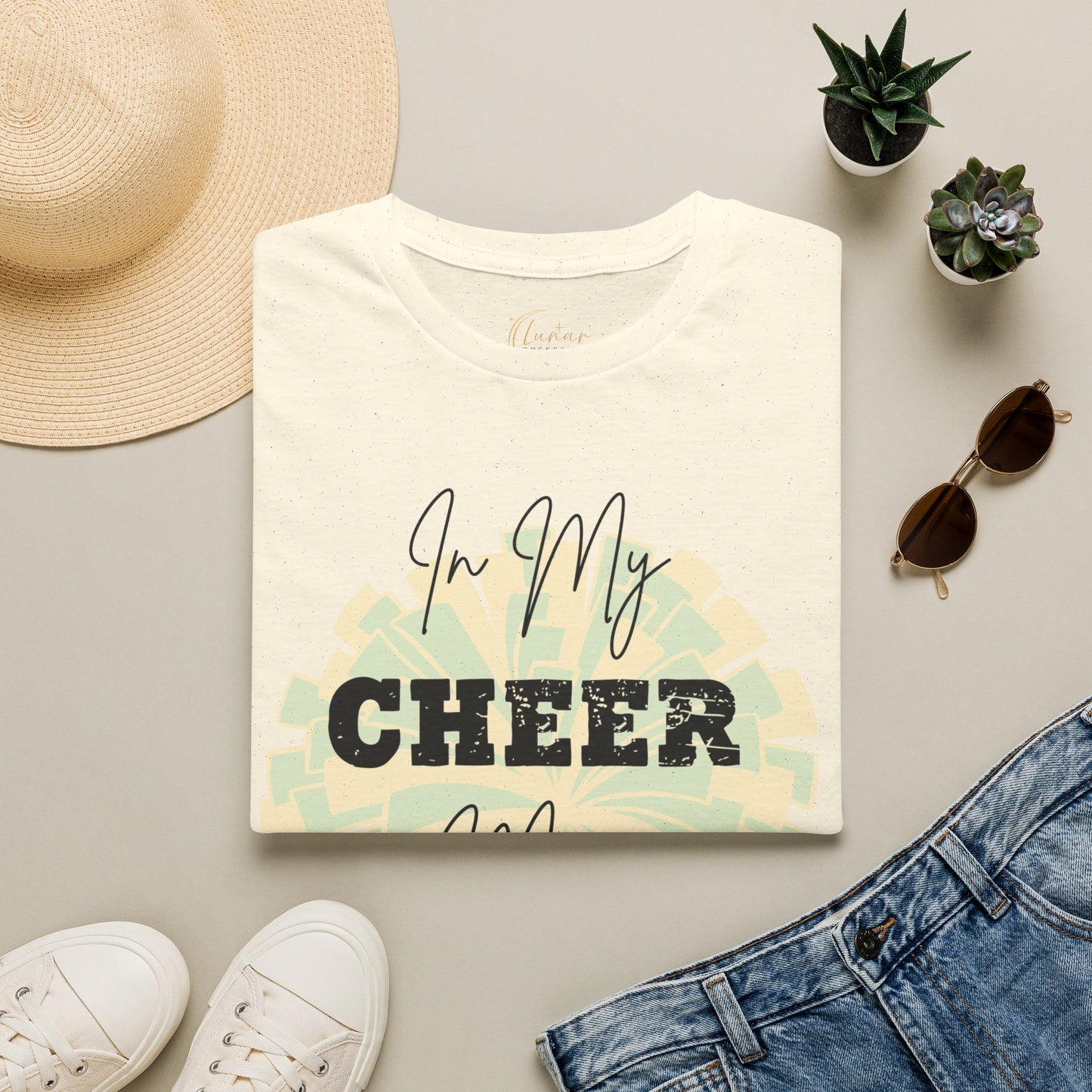 Cheer Mom T‑Shirt — "In My Cheer Mom Era" Soft Graphic Tee