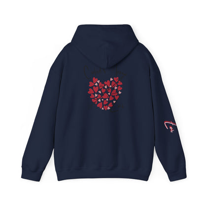 Cupid’s Arrow Lei Hoodie — Heart Arrow Script Pullover for Valentine’s Day