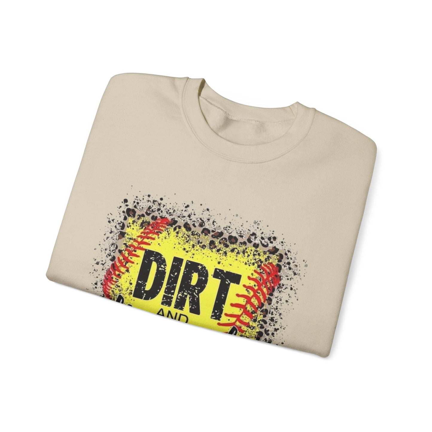 Dirt and Diamonds Sweatshirt — Baseball-Inspired Crewneck for Players & Fans