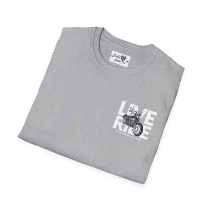 Adventure Ride Unisex T-Shirt - Motorcycle Graphic Tee, Perfect for Bikers, Gift for Riders, Casual Wear, Summer Outfit