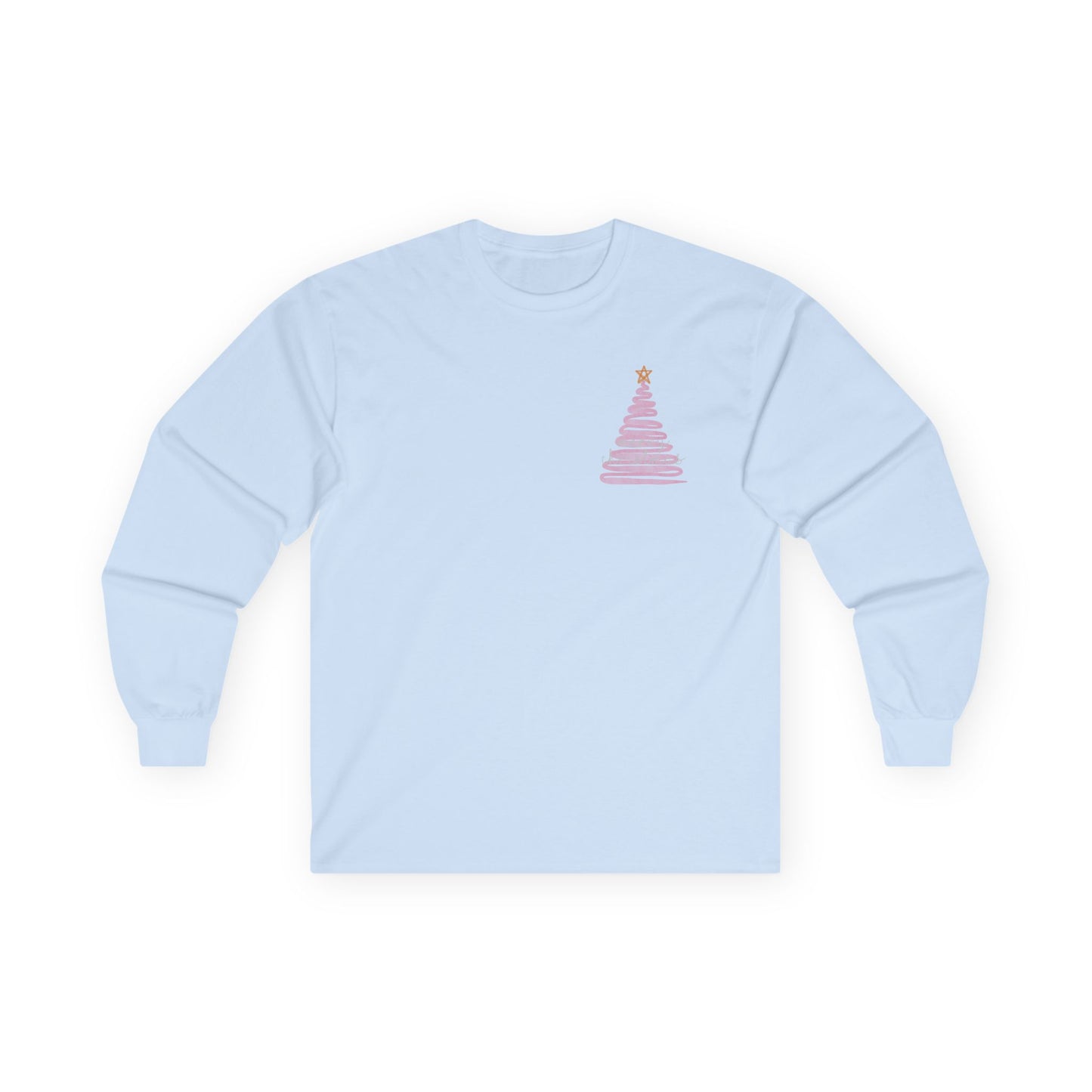 Pink Christmas Unisex Ultra Cotton Long Sleeve Tee