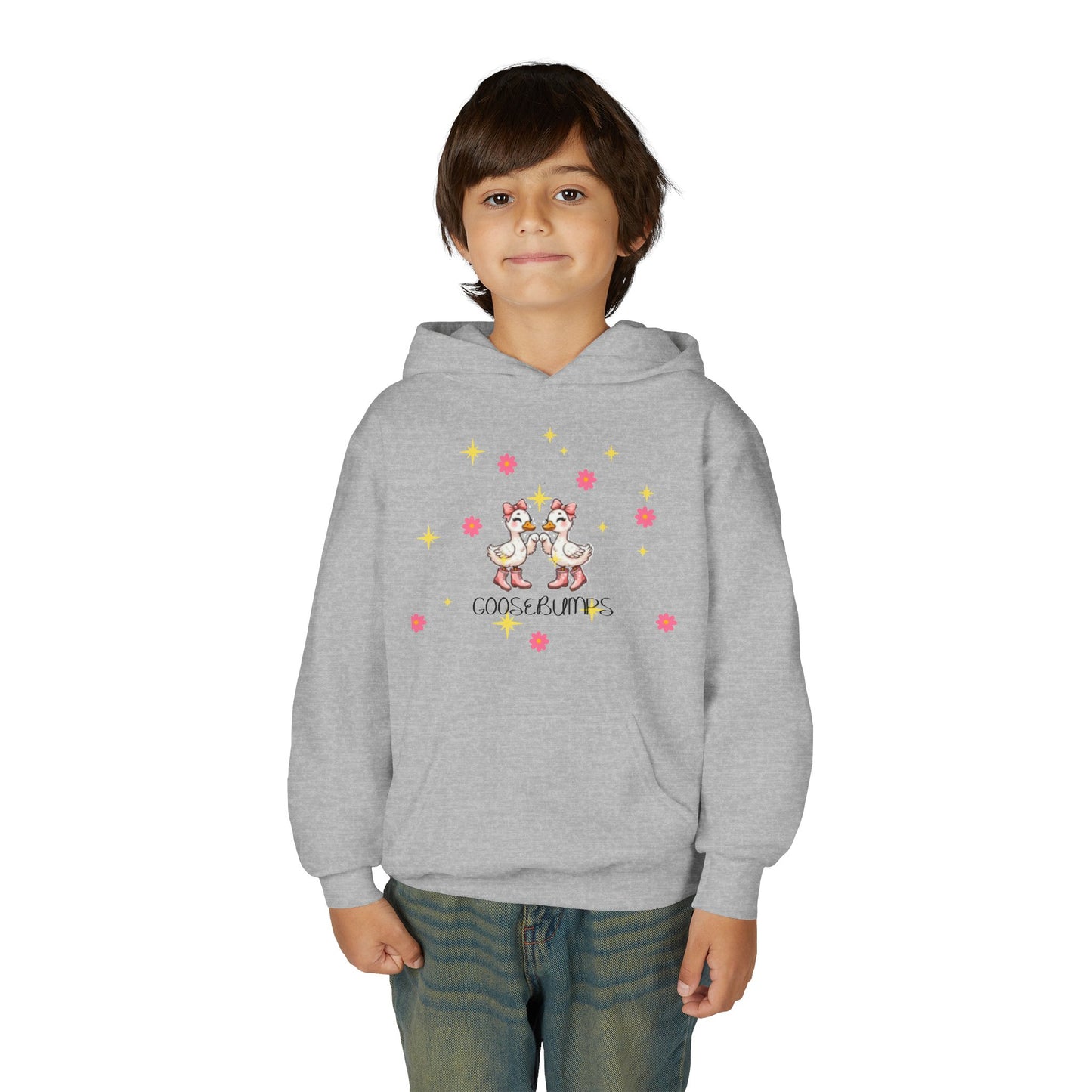 Goose Bumps! Youth Hoodie, Pet Lover Gift, Spring Fashion, Kids Sweatshirt, Birthday Present, Adorable Animal Design