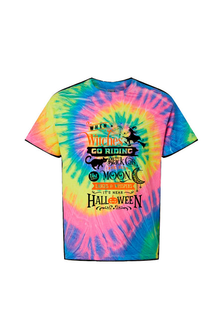 Multi-Color Spiral Tie-Dyed T-Shirt