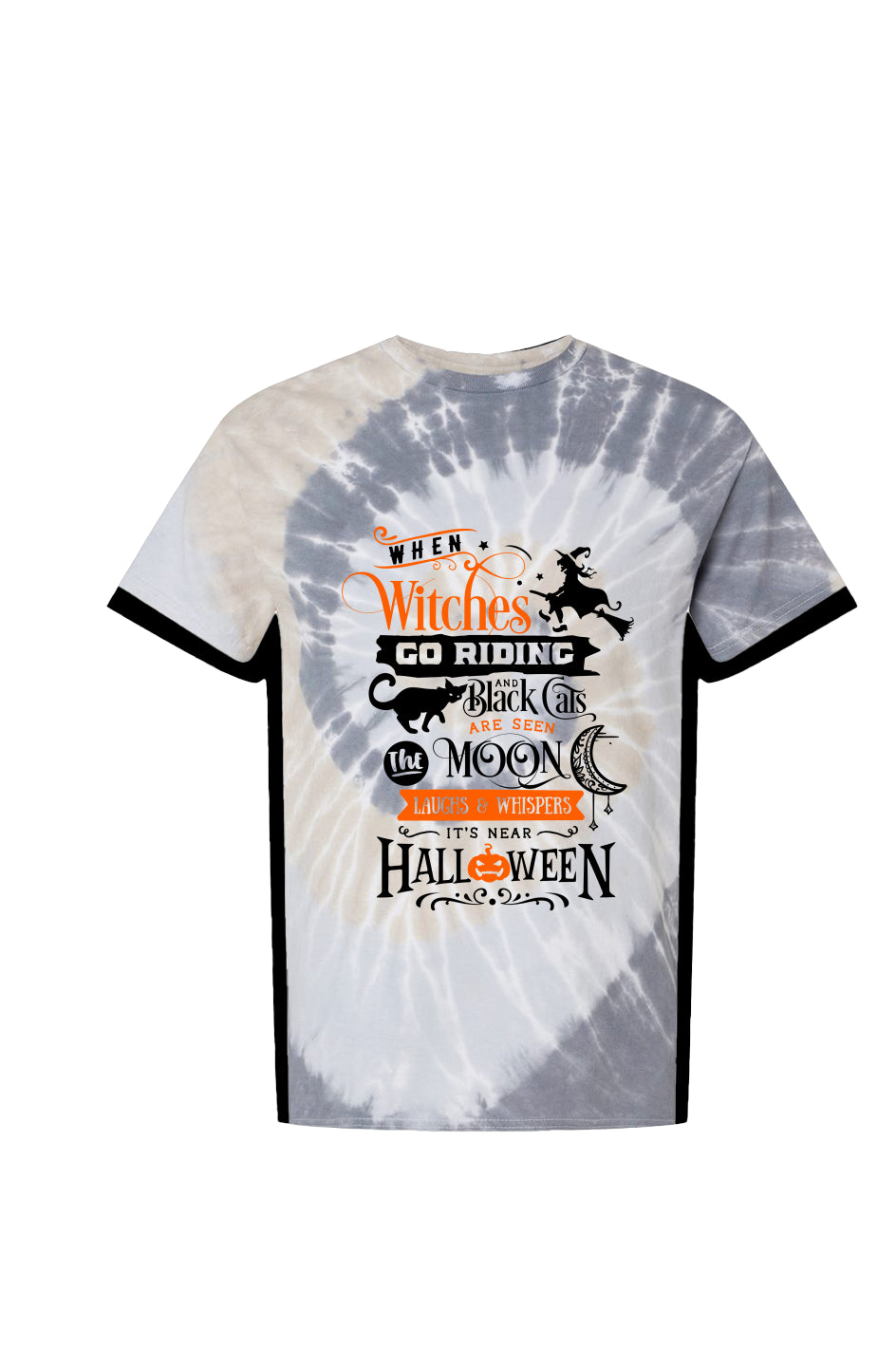 Multi-Color Spiral Tie-Dyed T-Shirt