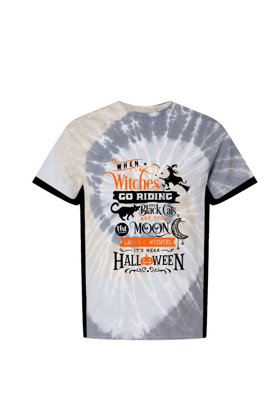 Multi-Color Spiral Tie-Dyed T-Shirt