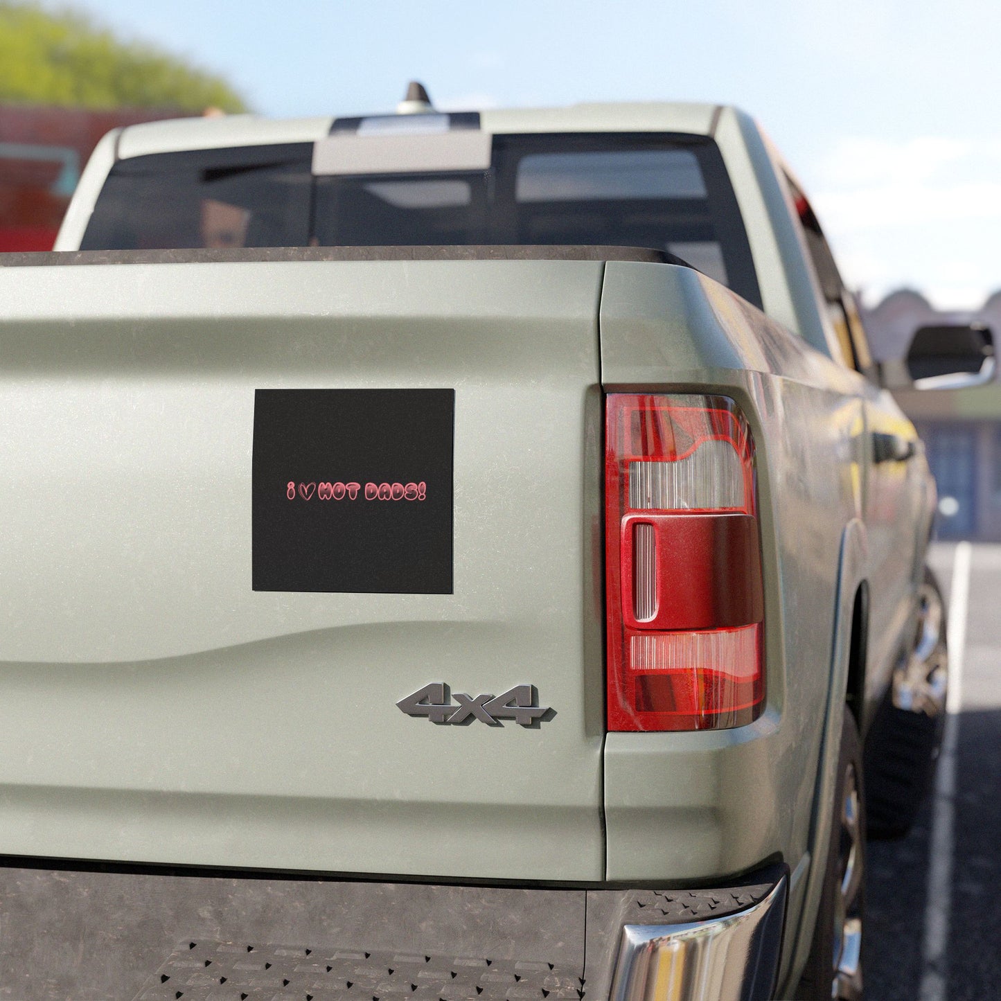 Playful Car Magnets Bundle - I  Hot Dads! Funny Car Decor, Vehicle Accessories, Gift for Dads, Auto Magnets, Humorous Gifts