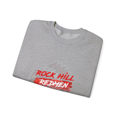 Rock Hill Redmen Basketball Crewneck Sweatshirt