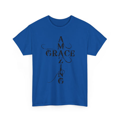 T‑Shirt — “Amazing Grace” Cross Design / “How Sweet the Sound?” Inspirational Gospel Tee
