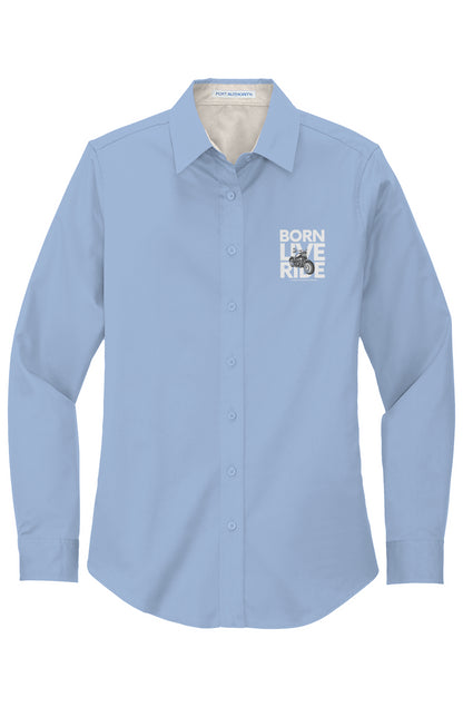 Womens Long Sleeve Easy Care Shirt