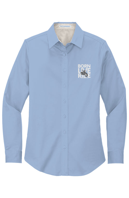 Womens Long Sleeve Easy Care Shirt