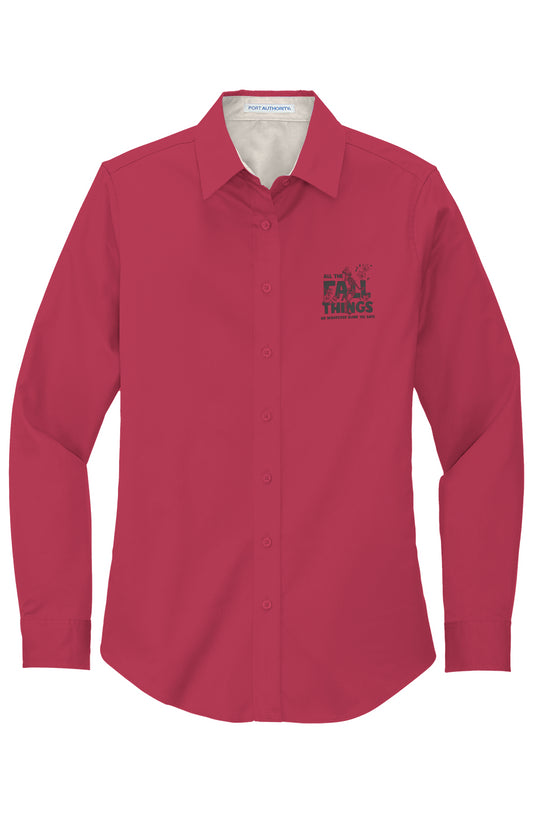 Womens Long Sleeve Easy Care Shirt