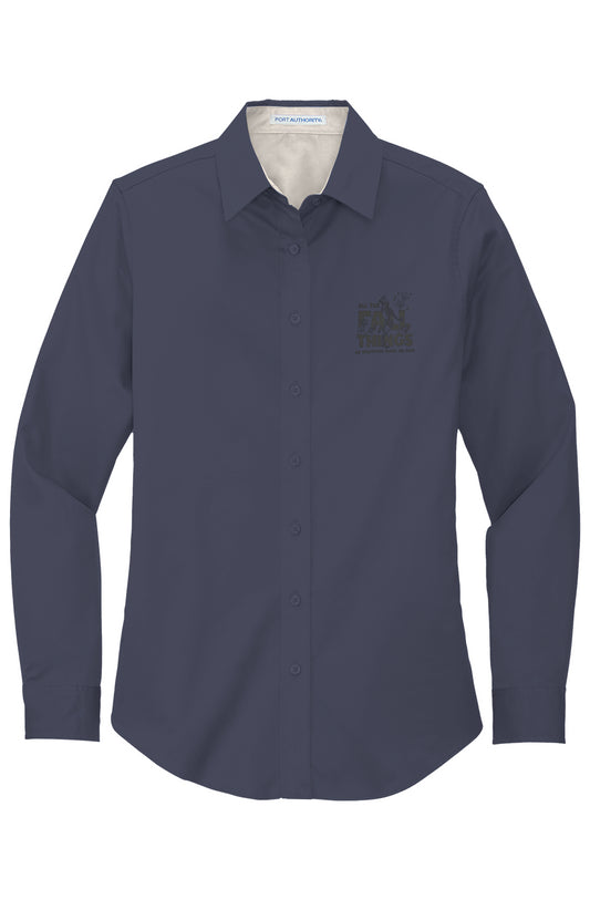 Womens Long Sleeve Easy Care Shirt