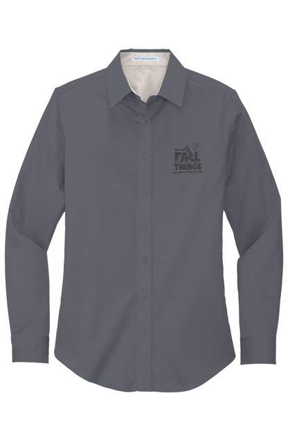 Womens Long Sleeve Easy Care Shirt