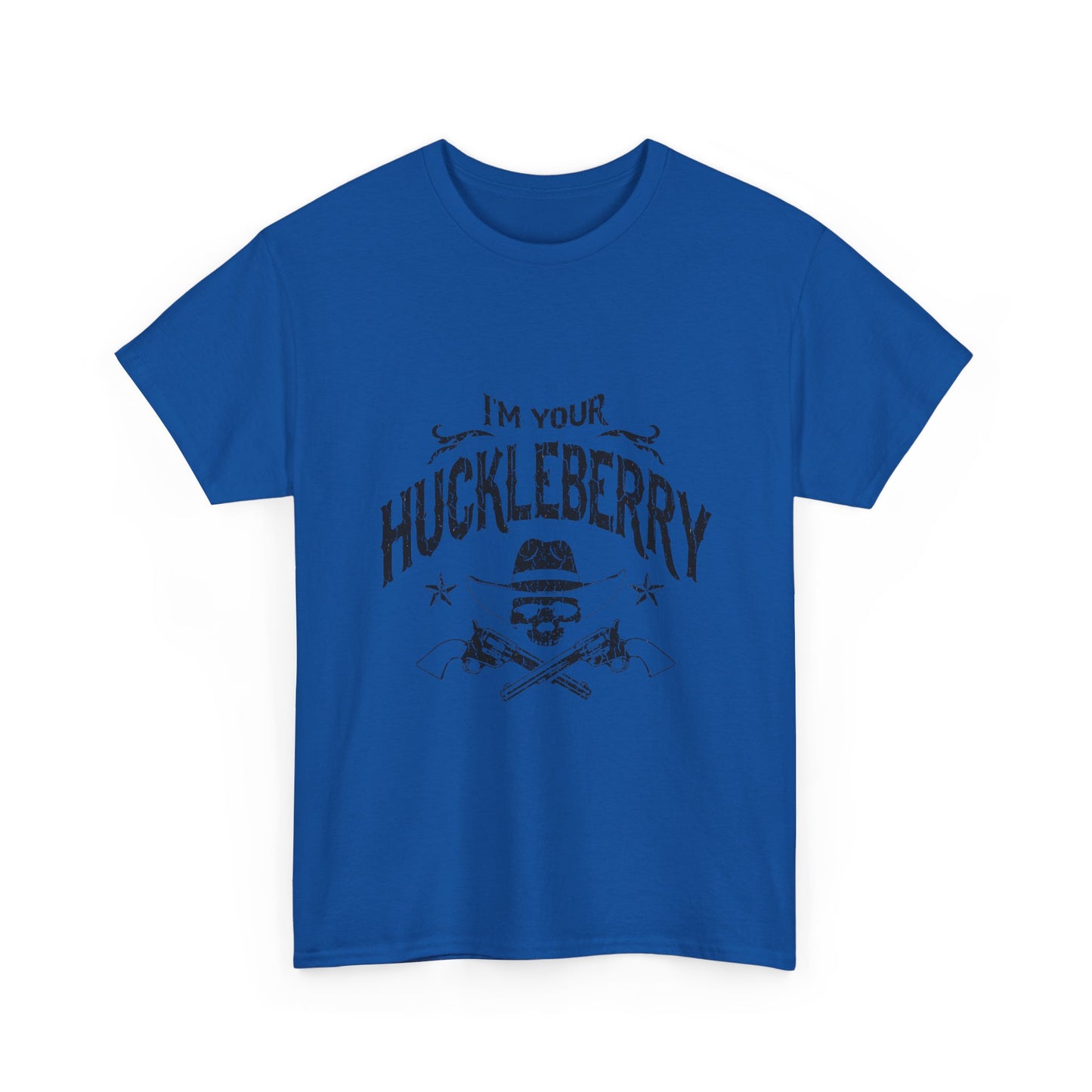 I'm Your Huckleberry T-Shirt — Vintage Western Skull & Pistols Tee
