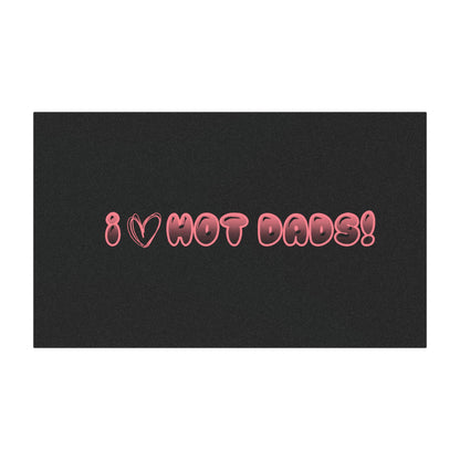 Playful Car Magnets Bundle - I  Hot Dads! Funny Car Decor, Vehicle Accessories, Gift for Dads, Auto Magnets, Humorous Gifts