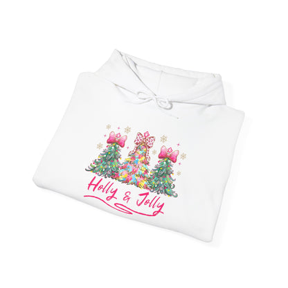Festive Holly & Jolly Sweatshirt, Unisex Christmas Hoodie, Holiday Gift, Cozy Sweatshirt, Winter Apparel, Casual Wear