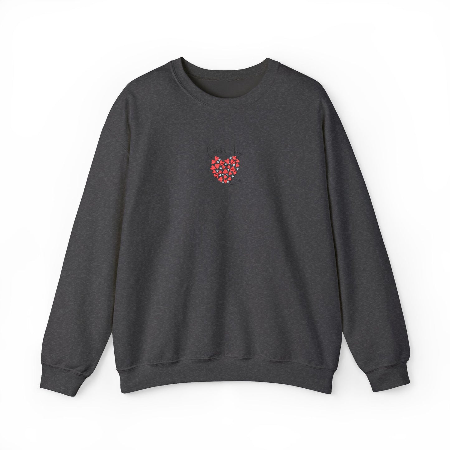 Embroidered Cupid's Arrow Merch-  Crewneck Sweatshirt