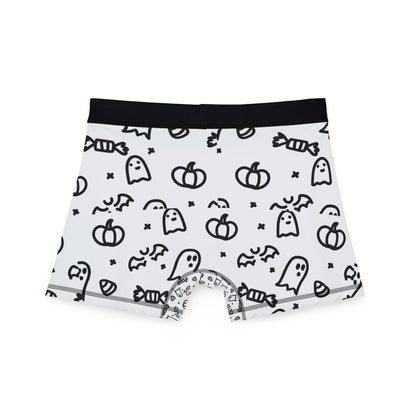 Whimsical Men's Boxers, Comfortable Fun Underwear, Halloween Themed Boxers, Ghost Print Boxers, Gag Gift for Him, Unique Gift Idea