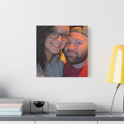 Personalized Stretched Canvas Print, Custom Wall Art, Home Decor, Gift for Couples, Anniversary, Homewarming