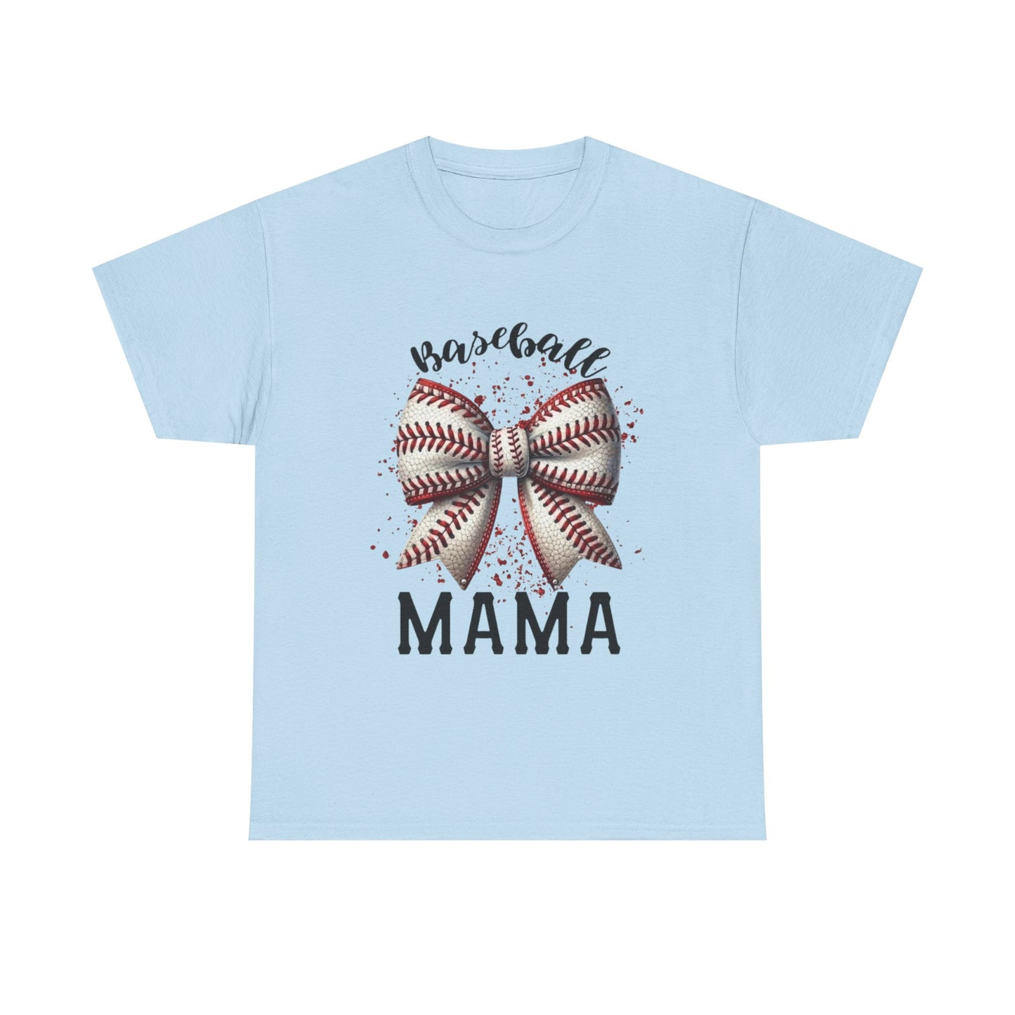 Baseball Mama T-Shirt – Mom Bow Soft Cotton Tee
