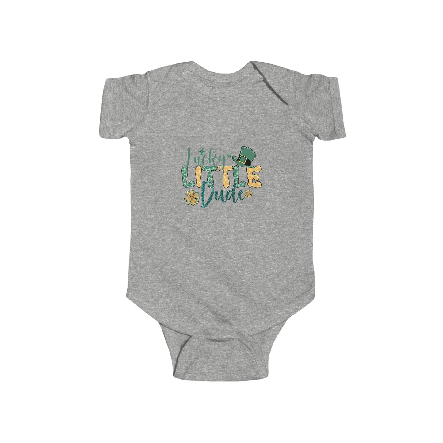 Lucky Little Dude Infant Bodysuit – St. Patrick’s Day Baby Onesie