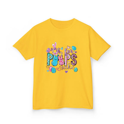 Kids Tee — "Pops" Cute Colorful Bunny Hearts Design (Children’s Graphic T-Shirt)