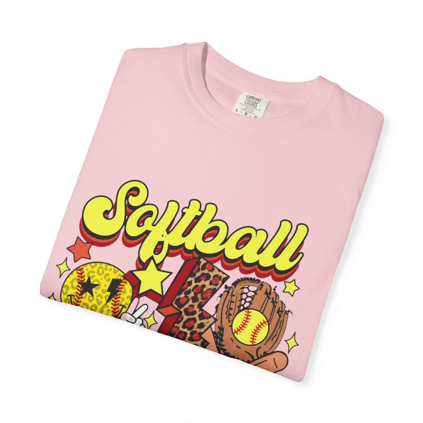 Softball Mama T-Shirt — Retro Softball Mom Graphic Tee