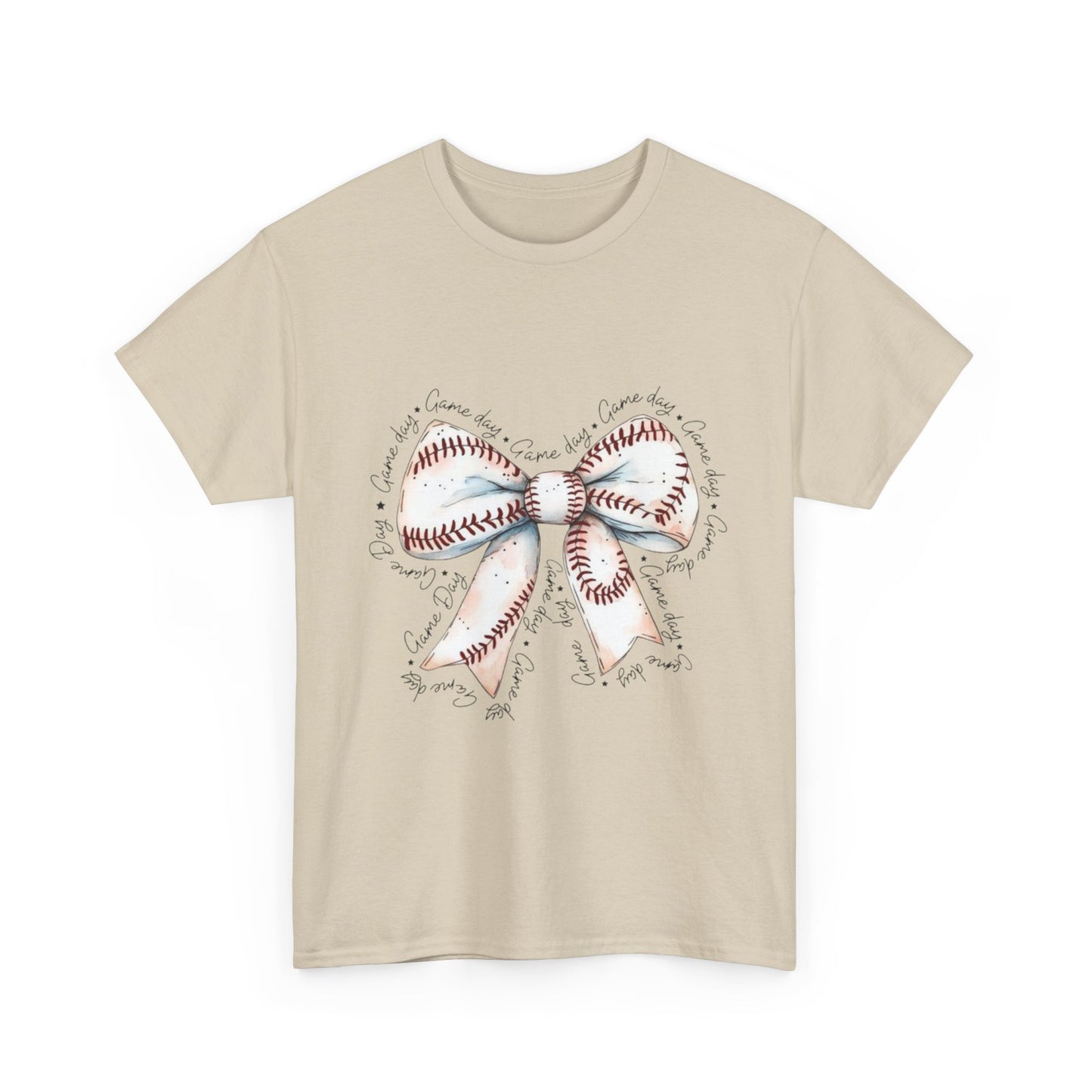 Bow Stitch Tee — Cute Hand-Drawn Ribbon Graphic T-Shirt