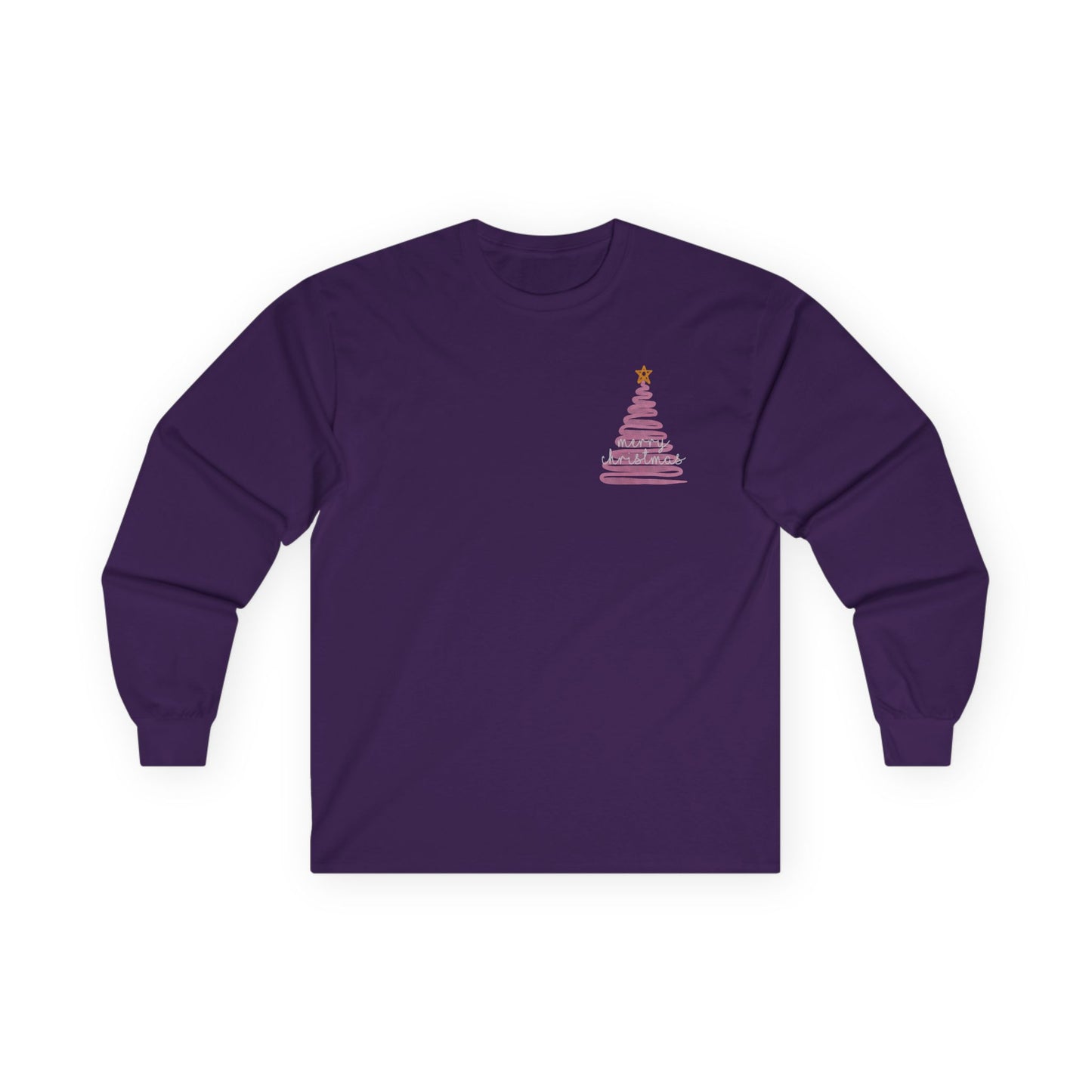 Pink Christmas Unisex Ultra Cotton Long Sleeve Tee