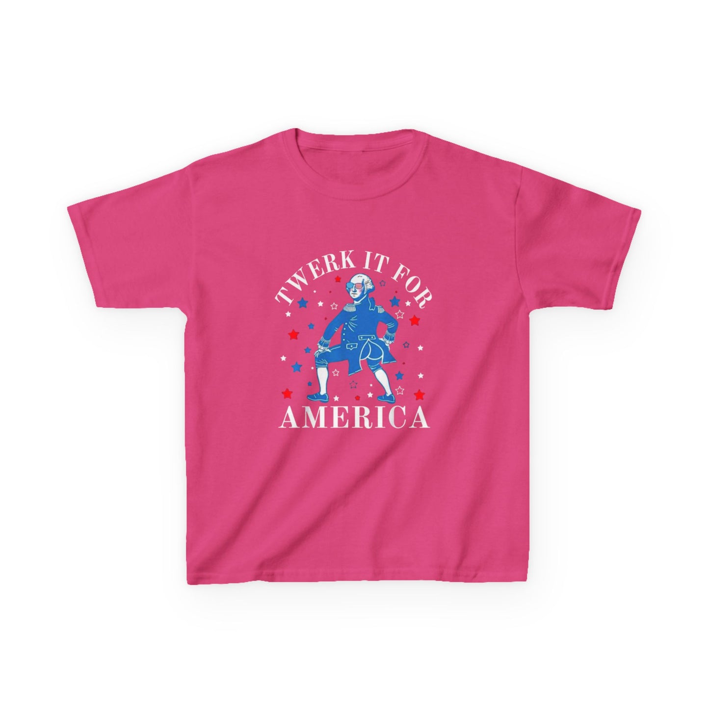 Kids T-Shirt - "Twerk It For America" Patriotic 4th of July Dance Tee