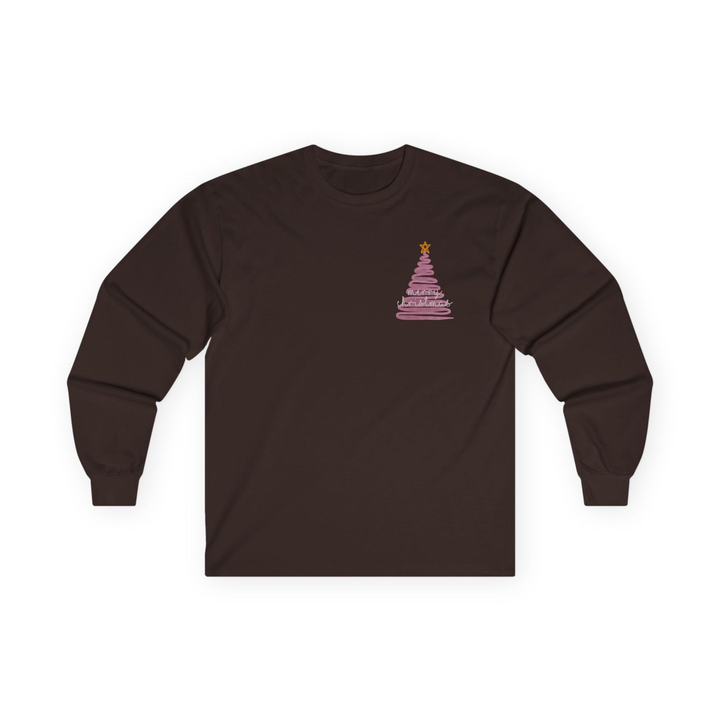 Pink Christmas Unisex Ultra Cotton Long Sleeve Tee