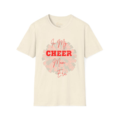 Cheer Mom T‑Shirt — "In My CHEER Mom Era" Pom Pom Graphic Tee