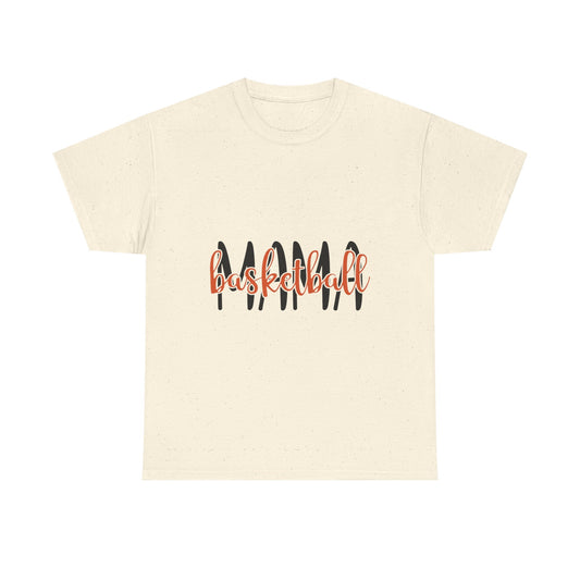 T-Shirt — Mom Basketball Script Graphic Tee
