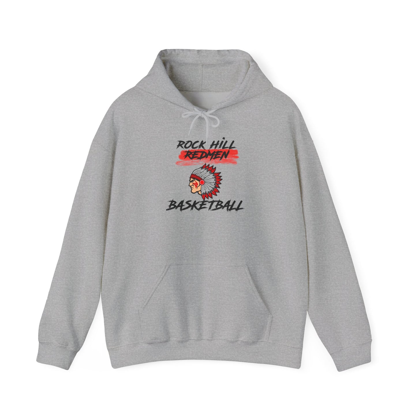 Rock Hill Basketball Hoodie — Rock Hill Basketball Team Logo Pullover