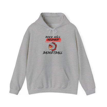 Rock Hill Basketball Hoodie — Rock Hill Basketball Team Logo Pullover