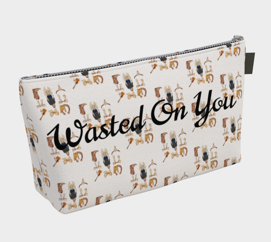 Wasted On You- Makeup Bag