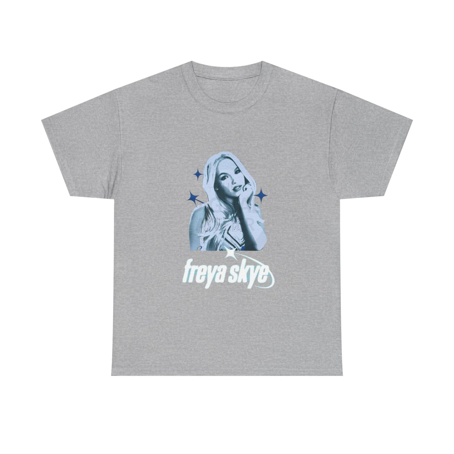 Freya Skye Graphic Tee — Retro Pop Star Portrait Shirt