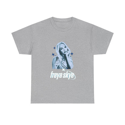 Freya Skye Graphic Tee — Retro Pop Star Portrait Shirt