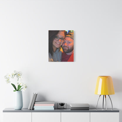 Personalized Stretched Canvas Print, Custom Wall Art, Home Decor, Gift for Couples, Anniversary, Homewarming