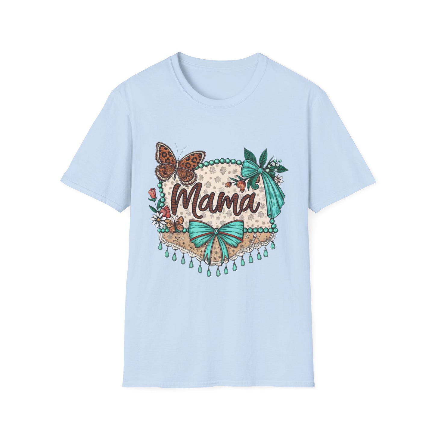 Mama Floral Tee — Boho Butterfly Mother’s Day T-Shirt