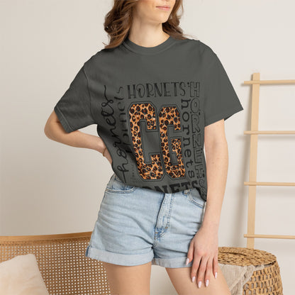 CG Hornets Spirit Leopard Print Graphic Tee | School Spirit