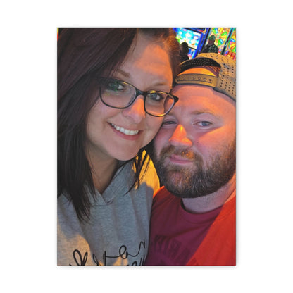Personalized Stretched Canvas Print, Custom Wall Art, Home Decor, Gift for Couples, Anniversary, Homewarming