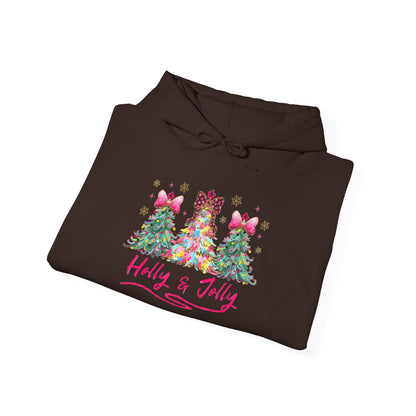 Festive Holly & Jolly Sweatshirt, Unisex Christmas Hoodie, Holiday Gift, Cozy Sweatshirt, Winter Apparel, Casual Wear