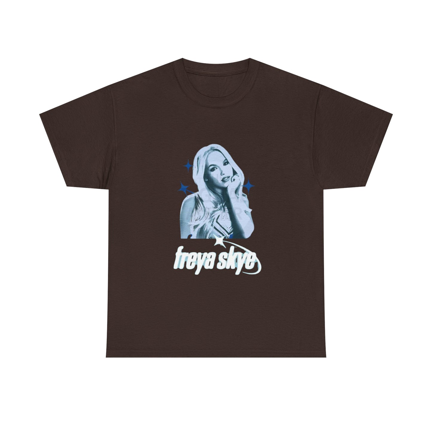 Freya Skye Graphic Tee — Retro Pop Star Portrait Shirt